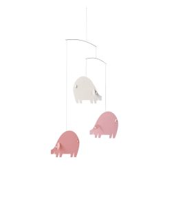 flensted Mobiles' 3 Cochons Contents Roses - Rose