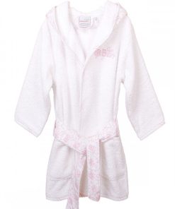 Laura Ashley Baby Peignoir Capuche - Rose clair