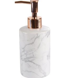 Distributeur de Savon Modele Marbre - Blanc