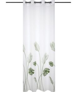 Voilage à œillets 140x260 cm Taman vert - Vert