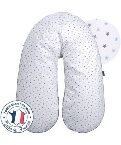 Candide - Coussin de maternité polyester coton blanc/étoiles - Blanc