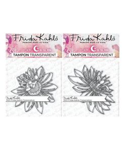2 Tampons transparents - Passiflore 1 + Passiflore 3 - 9,5 x 6,5 cm - N/A