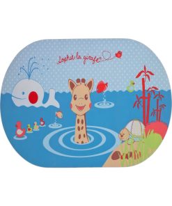 Tapis de bain Sophie la girafe - Bleu