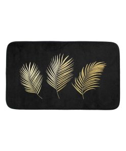 Tapis de bain Orbelles Noir - Noir Doré