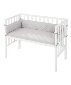 ROBA Lit Cododo "roba Style" 2en1 + Matelas + Tour + Barrière - Blanc - Blanc