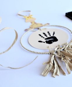 Kit à Empreinte Bébé Nature Décoration Murale Animaux - Beige