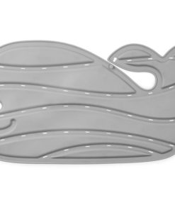 Tapis de bain Moby baleine gris - Gris