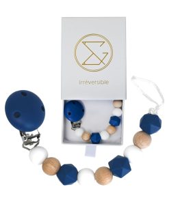 Attache sucette Bleue marine - Bleu