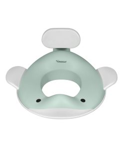 Réducteur de toilette baleine pour enfants - Bleu turquoise