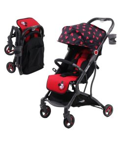 Poussette Compacte Cassy - Mickey - Rouge