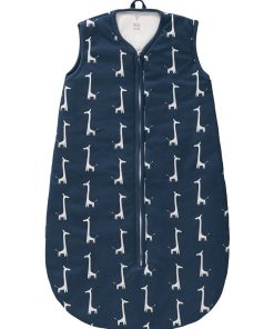 Gigoteuse chaude en coton TOG 2,8 girafe bleue indigo (0-6 mois) - Bleu