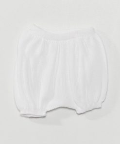 Bloomer en maille 'La Manufacture de Layette' - blanc