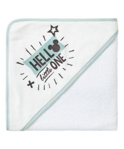 Cape de bain DS Mickey Little One 80x80 cm - Bleu
