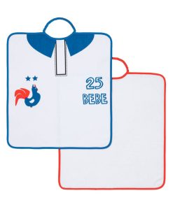 Lot de 2 bavoirs Maternelle Foot - Bleu