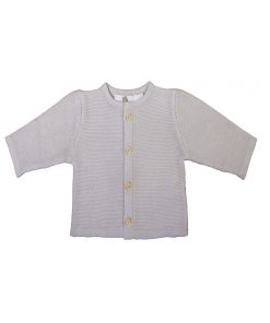 Eveil Et Nature Brassière Tricot Coton Bio - Gris