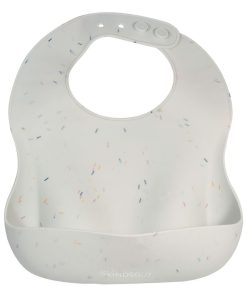 Bavoir bébé en silicone confettis - Multicolore
