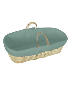 Couffin Bébé - Velours de Coton Bio - Couleur Forêt - Vert forêt
