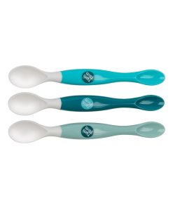 Lot de 3 cuillères à double embout Ourson - Multicolore