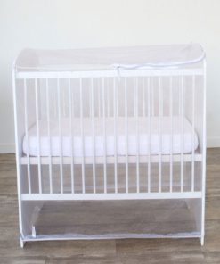 Moustiquaire intégrale adaptable (pour lit 60 x 120 et 70 x 140 cm) - Blanc