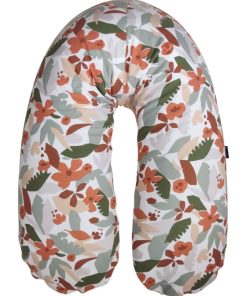 Candide - Coussin de maternité jersey rose nude/floral - Rose clair
