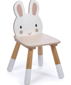 Chaise enfant lapin en bois - Beige