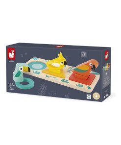 Puzzle à encastrement Mes premières formes en bois Tropik (6 pièces) - N/A