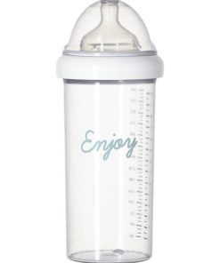 Biberon anti colique Enjoy (360 ml) - Blanc