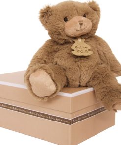 Coffret peluche Calin'ours Les Ours marron (25 cm) - Marron