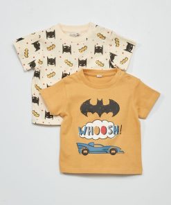 Lot de 2 t-shirt 'Batman' - jaune/beige