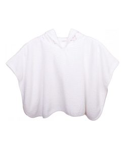 Blanc Avenue Bébé Poncho De Bain - Rouge brique