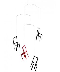flensted Mobiles' Flying Chairs - Rouge