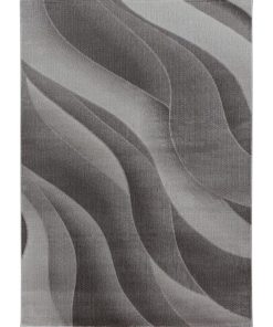 Tapis salon 200x290 LISIVE Marron OEKO TEX idéal pour Salle à manger - Marron