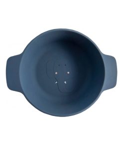 Bol en silicone Mrs Elephant - Bleu