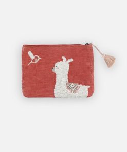 Pochette en jacquard Moris&Sacha (Coton 100% Organique) - Orange