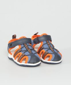 Sandales sport bicolore - Bleu