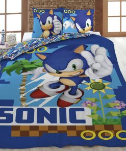 Parure de lit 'Sonic' - 1 personne - bleu