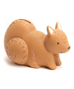 Tirelire écureuil (15 cm) - Marron