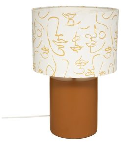 Lampe droite Vibe multicolore H38 - Orange