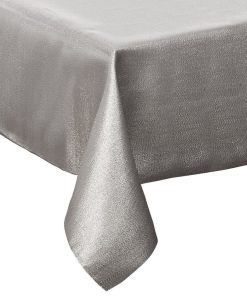 Nappe rectangulaire 140x240 cm paillettes argent - Argent