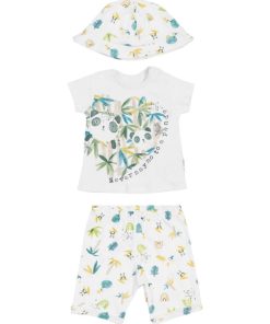 Ensemble vêtements bébé , PANDA - Blanc