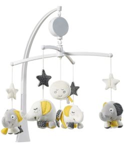Mobile musical Babyfan - Gris