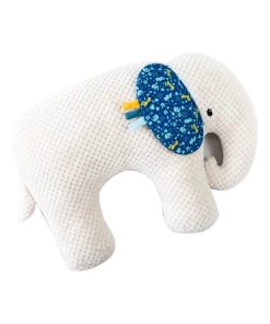 Coussin cale-bébé Mo l'éléphant Zanimo - Blanc