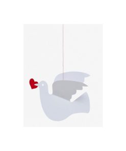 flensted Mobiles' Love Dove Seul - Rouge