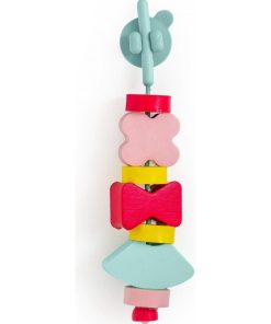Guirlande de bain Beedi (8 blocs) - Rose