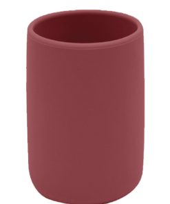 Gobelet Bébé - Verre En Silicone - Marron