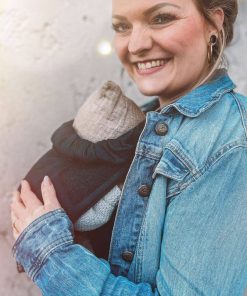 HOPPEDIZ Porte-bébé Bondolino all black - Noir