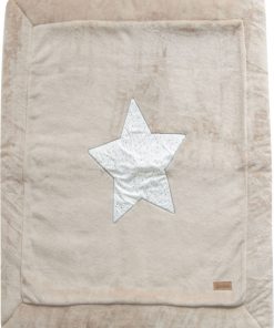 Tapis de jeu étoile gris galet (100 x 100 cm) - Gris