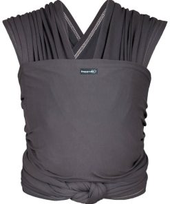 HOPPEDIZ Écharpe de portage extensible anthracite 540 cm - gris anthracite