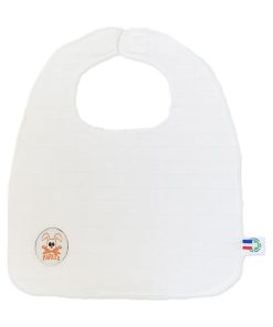 Bavoir En Coton Bio Blanc - Blanc
