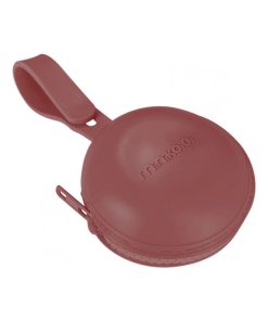 Range sucette zippé en silicone - Marron
